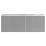 Cobertizo de jardín acero galvanizado gris claro 191x470x198 cm de vidaXL, Cobertizos - Ref: Foro24-3188246, Precio: 703,01 €...