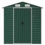 Cobertizo de jardín acero galvanizado verde 191x810x198 cm de vidaXL, Cobertizos - Ref: Foro24-3188239, Precio: 877,69 €, Des...