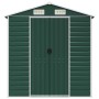 Cobertizo de jardín acero galvanizado verde 191x810x198 cm de vidaXL, Cobertizos - Ref: Foro24-3188239, Precio: 968,99 €, Des...