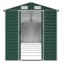 Cobertizo de jardín acero galvanizado verde 191x810x198 cm de vidaXL, Cobertizos - Ref: Foro24-3188239, Precio: 877,69 €, Des...