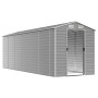 Cobertizo de jardín acero galvanizado gris claro 191x555x198 cm de vidaXL, Cobertizos - Ref: Foro24-3188247, Precio: 768,56 €...