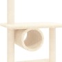Rascador para gatos con postes de sisal color crema 279 cm en Mobiliario para gatos | Comprar online en Foru.es