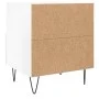 Engineered wood bedside table in glossy white, measuring 40x35x47.5cm. by vidaXL, Nightstands - Ref: Foro24-827424, Price: 43...