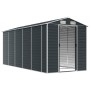 Cobertizo de jardín acero galvanizado antracita 191x470x198 cm de vidaXL, Cobertizos - Ref: Foro24-3188257, Precio: 868,04 €,...
