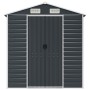 Cobertizo de jardín acero galvanizado antracita 191x470x198 cm de vidaXL, Cobertizos - Ref: Foro24-3188257, Precio: 868,04 €,...