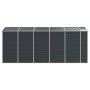 Cobertizo de jardín acero galvanizado antracita 191x470x198 cm de vidaXL, Cobertizos - Ref: Foro24-3188257, Precio: 868,04 €,...
