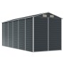 Cobertizo de jardín acero galvanizado antracita 191x470x198 cm de vidaXL, Cobertizos - Ref: Foro24-3188257, Precio: 868,04 €,...
