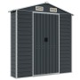 Cobertizo de jardín acero galvanizado antracita 191x470x198 cm de vidaXL, Cobertizos - Ref: Foro24-3188257, Precio: 868,04 €,...