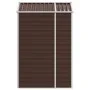 Cobertizo de jardín acero galvanizado marrón 191x130x198 cm de vidaXL, Cobertizos - Ref: Foro24-3188264, Precio: 250,01 €, De...