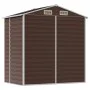 Cobertizo de jardín acero galvanizado marrón 191x130x198 cm de vidaXL, Cobertizos - Ref: Foro24-3188264, Precio: 250,01 €, De...