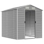 Cobertizo de jardín acero galvanizado gris claro 191x215x198 cm de vidaXL, Cobertizos - Ref: Foro24-3188243, Precio: 370,66 €...