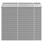 Cobertizo de jardín acero galvanizado gris claro 191x215x198 cm de vidaXL, Cobertizos - Ref: Foro24-3188243, Precio: 370,66 €...