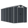 Cobertizo de jardín acero galvanizado antracita 191x385x198 cm de vidaXL, Cobertizos - Ref: Foro24-3188256, Precio: 657,61 €,...