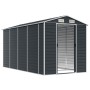 Cobertizo de jardín acero galvanizado antracita 191x385x198 cm de vidaXL, Cobertizos - Ref: Foro24-3188256, Precio: 657,61 €,...