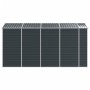 Cobertizo de jardín acero galvanizado antracita 191x385x198 cm de vidaXL, Cobertizos - Ref: Foro24-3188256, Precio: 657,61 €,...
