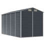 Cobertizo de jardín acero galvanizado antracita 191x385x198 cm de vidaXL, Cobertizos - Ref: Foro24-3188256, Precio: 657,61 €,...