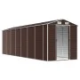 Cobertizo de jardín acero galvanizado marrón 191x640x198 cm de vidaXL, Cobertizos - Ref: Foro24-3188270, Precio: 771,27 €, De...