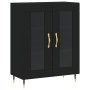 Aparador de madera de ingeniería negro 69,5x34x90 cm de vidaXL, Aparadores - Ref: Foro24-827765, Precio: 87,07 €, Descuento: %