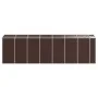 Cobertizo de jardín acero galvanizado marrón 191x640x198 cm de vidaXL, Cobertizos - Ref: Foro24-3188270, Precio: 771,27 €, De...