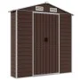 Cobertizo de jardín acero galvanizado marrón 191x980x198 cm de vidaXL, Cobertizos - Ref: Foro24-3188274, Precio: 1,00 €, Desc...