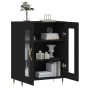 Aparador de madera de ingeniería negro 69,5x34x90 cm de vidaXL, Aparadores - Ref: Foro24-827765, Precio: 87,07 €, Descuento: %