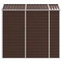 Cobertizo de jardín acero galvanizado marrón 191x215x198 cm de vidaXL, Cobertizos - Ref: Foro24-3188265, Precio: 329,00 €, De...