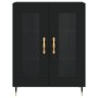Aparador de madera de ingeniería negro 69,5x34x90 cm de vidaXL, Aparadores - Ref: Foro24-827765, Precio: 87,07 €, Descuento: %