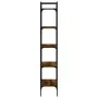 Librería de 5 estantes madera roble ahumado 56x31,5x174 cm de vidaXL, Librerías y estanterías - Ref: Foro24-833345, Precio: 5...