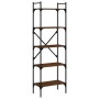 Librería de 5 estantes madera marrón roble 56x31,5x174 cm de vidaXL, Librerías y estanterías - Ref: Foro24-833347, Precio: 61...