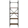 Librería de 5 estantes madera marrón roble 56x31,5x174 cm de vidaXL, Librerías y estanterías - Ref: Foro24-833347, Precio: 57...