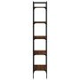 Librería de 5 estantes madera marrón roble 56x31,5x174 cm de vidaXL, Librerías y estanterías - Ref: Foro24-833347, Precio: 61...