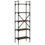 Librería de 5 estantes madera marrón roble 56x31,5x174 cm de vidaXL, Librerías y estanterías - Ref: Foro24-833347, Precio: 61...