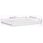 Colchón de espuma dureza 2 3 blanco 120x200 cm de vidaXL, Colchones - Ref: Foro24-356343, Precio: 190,27 €, Descuento: %