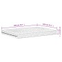 Colchón de espuma dureza 2 3 blanco 140x200 cm de vidaXL, Colchones - Ref: Foro24-356345, Precio: 207,50 €, Descuento: %
