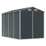 Cobertizo de jardín acero galvanizado antracita 191x300x198 cm de vidaXL, Cobertizos - Ref: Foro24-3188255, Precio: 546,67 €,...