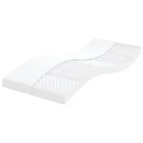 7-zone foam mattress hardness 20 ILD white 80x200 cm by vidaXL, Mattresses - Ref: Foro24-356349, Price: 96,75 €, Discount: %