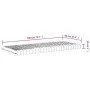 7-zone foam mattress hardness 20 ILD white 80x200 cm by vidaXL, Mattresses - Ref: Foro24-356349, Price: 96,75 €, Discount: %