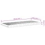 Colchón de espuma de 7 zonas dureza 20 ILD blanco 90x190 cm de vidaXL, Colchones - Ref: Foro24-356350, Precio: 101,48 €, Desc...