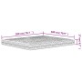 Colchón de espuma dureza 2 3 blanco 180x200 cm de vidaXL, Colchones - Ref: Foro24-356347, Precio: 211,37 €, Descuento: %