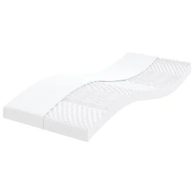 Colchón de espuma de 7 zonas dureza 20 ILD blanco 100x200 cm de vidaXL, Colchones - Ref: Foro24-356353, Precio: 116,89 €, Des...