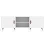Mueble para TV madera de ingeniería blanco 150x30x50 cm de vidaXL, Muebles TV - Ref: Foro24-829068, Precio: 88,41 €, Descuent...