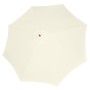 Sombrilla blanca arena 300x258 cm de vidaXL, Sombrillas - Ref: Foro24-40437, Precio: 95,59 €, Descuento: %
