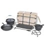 Set De Horno Holandés 9 Piezas de vidaXL, Ollas de hierro - Ref: Foro24-40829, Precio: 127,23 €, Descuento: %