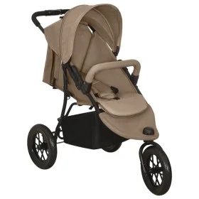 Taupe Gray Steel Baby Stroller by vidaXL, Baby strollers - Ref: Foro24-10261, Price: 217,09 €, Discount: %