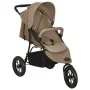 Taupe Gray Steel Baby Stroller by vidaXL, Baby strollers - Ref: Foro24-10261, Price: 217,09 €, Discount: %