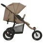 Taupe Gray Steel Baby Stroller by vidaXL, Baby strollers - Ref: Foro24-10261, Price: 217,09 €, Discount: %