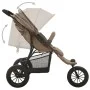 Taupe Gray Steel Baby Stroller by vidaXL, Baby strollers - Ref: Foro24-10261, Price: 217,09 €, Discount: %