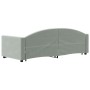 Sofá cama nido terciopelo gris claro 80x200 cm de vidaXL, Camas y somieres - Ref: Foro24-3197294, Precio: 248,64 €, Descuento: %