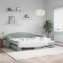 Sofá cama nido terciopelo gris claro 90x190 cm de vidaXL, Camas y somieres - Ref: Foro24-3197314, Precio: 246,13 €, Descuento: %