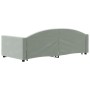 Sofá cama nido terciopelo gris claro 90x200 cm de vidaXL, Camas y somieres - Ref: Foro24-3197301, Precio: 237,23 €, Descuento: %